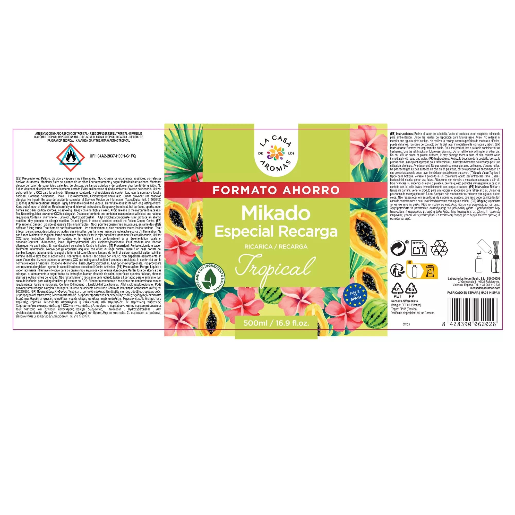 Ambientador Mikado Reposición Tropical - Vista 5