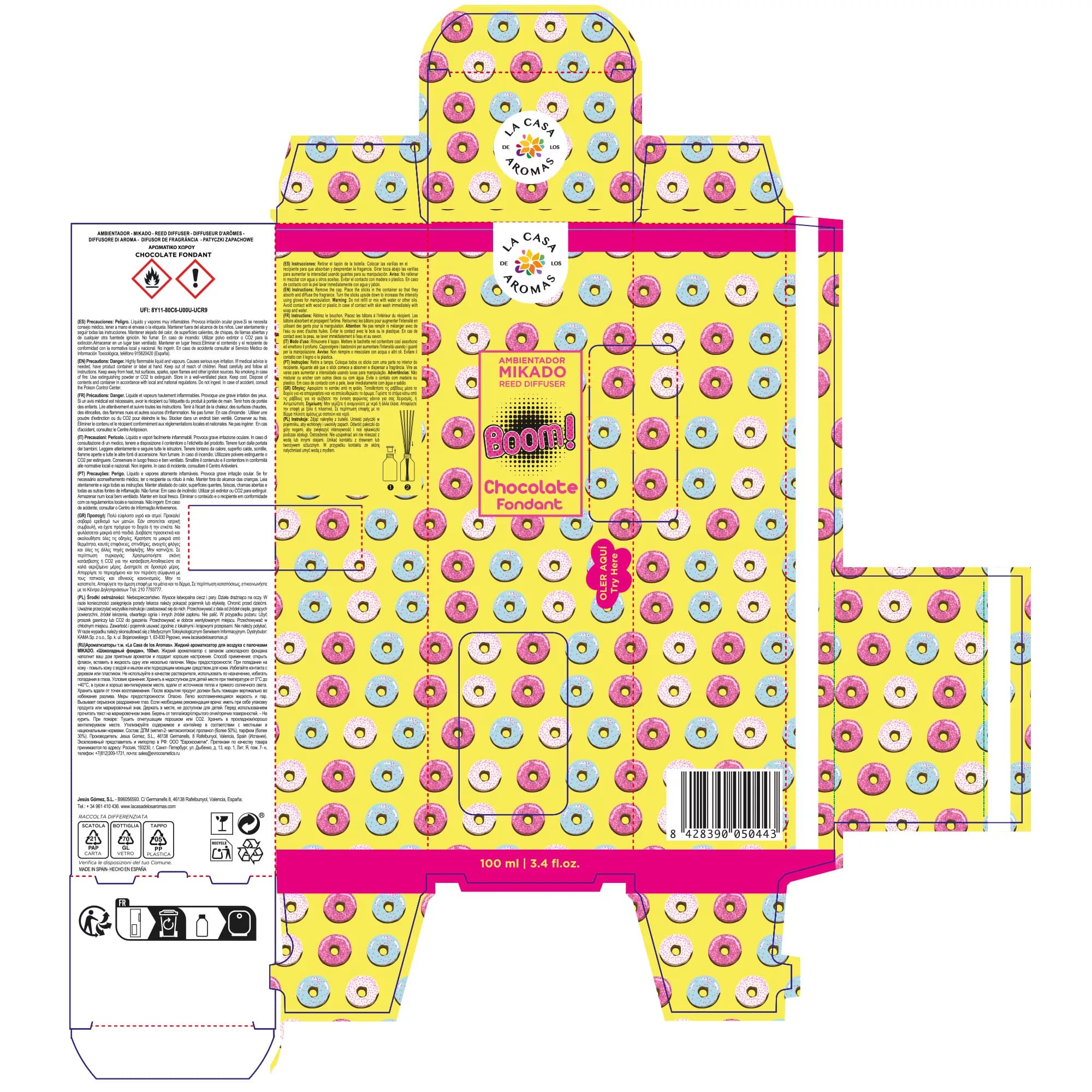 Mikado Pop Chocolate Fondant, 100ml - Vista 2