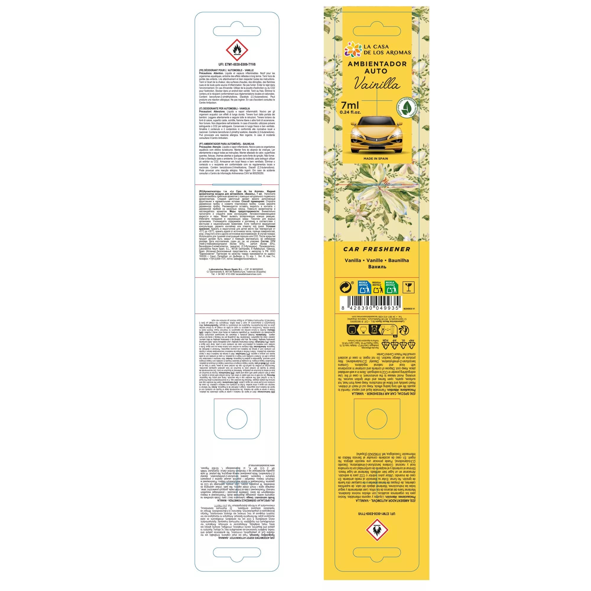 Ambientador Colgador Coche Vainilla - Vista 3