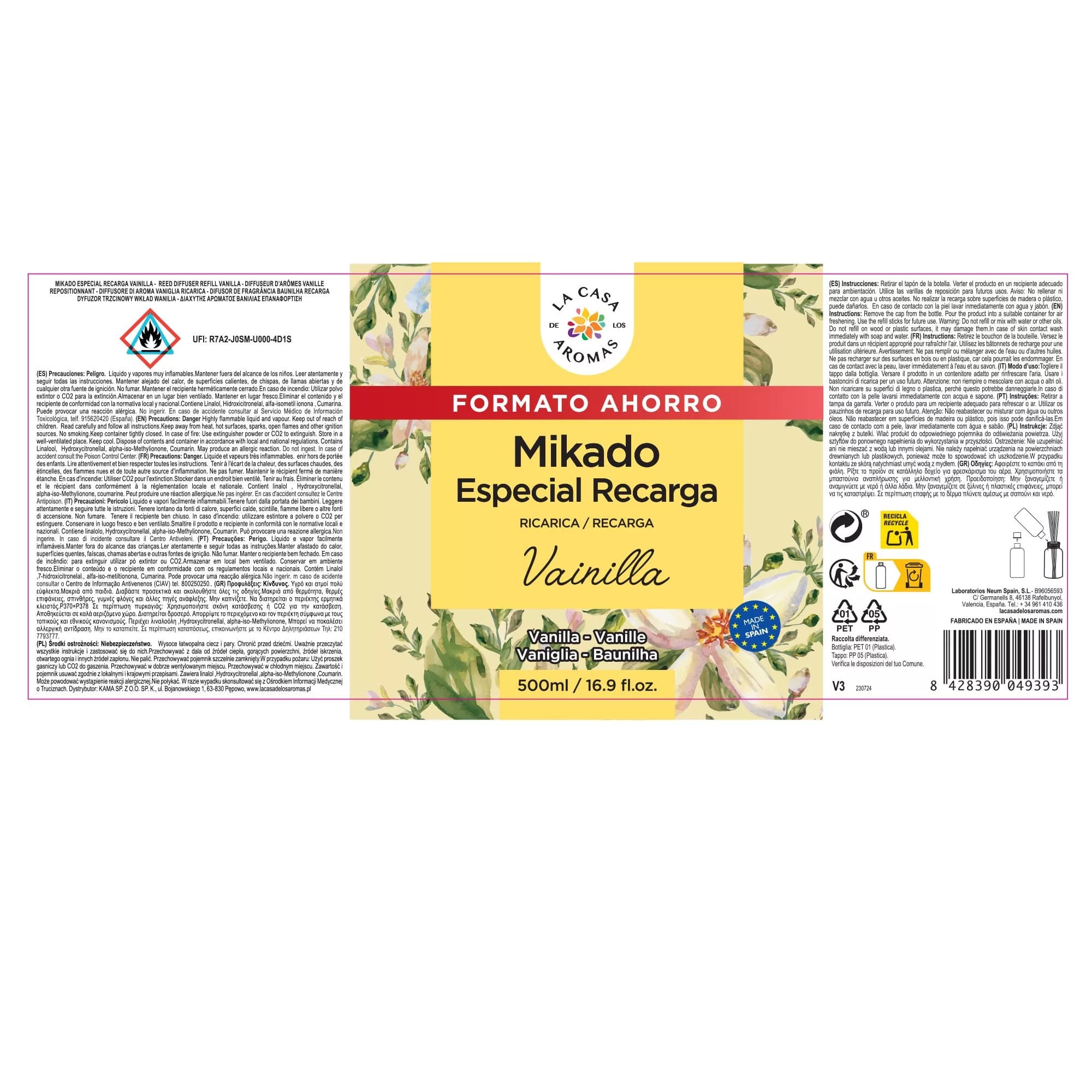 Ambientador Mikado Reposición Vainilla - Vista 6