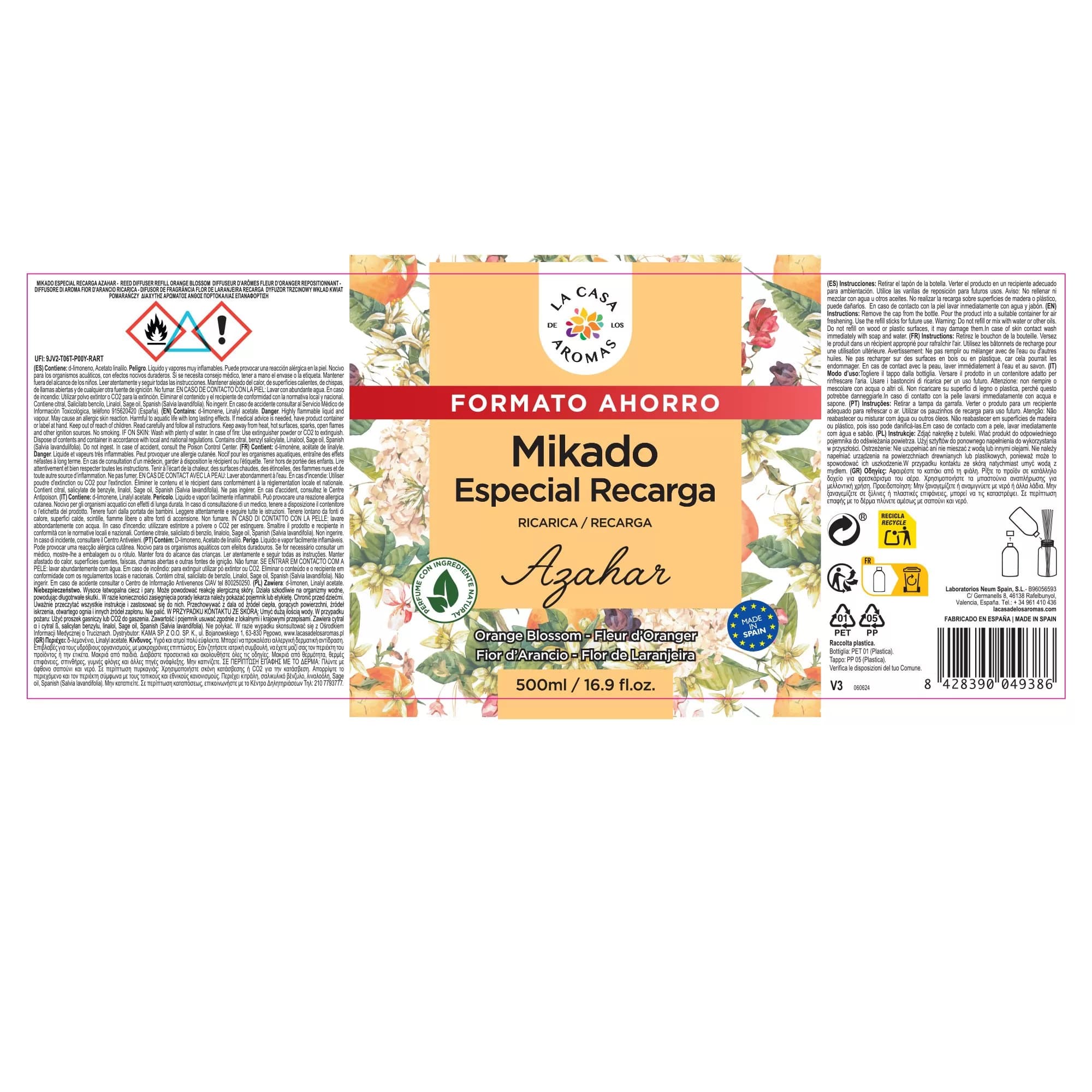 Ambientador Mikado Reposición Azahar - Vista 5