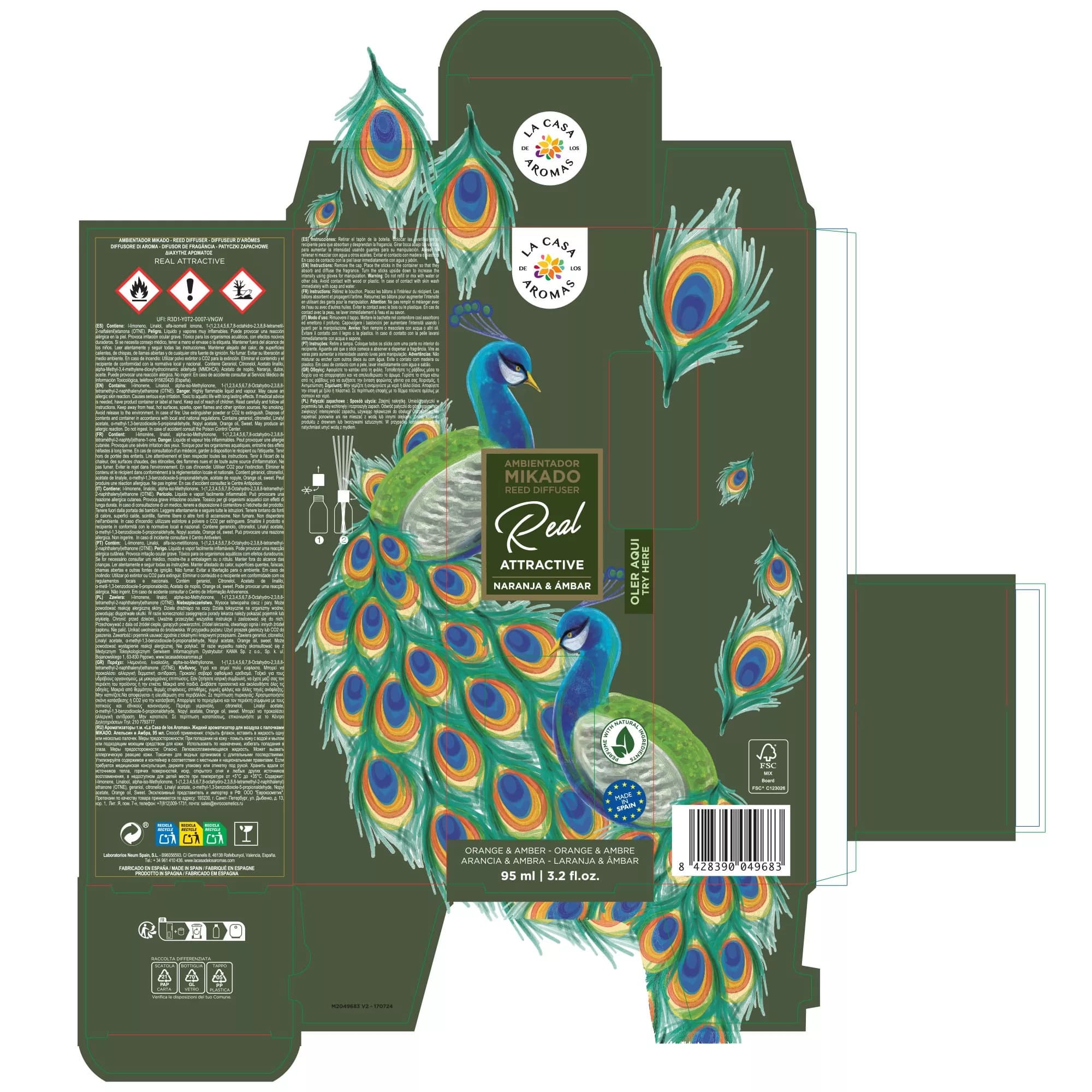 Mikado Ambientador Real Attractive, 95ml - Vista 3