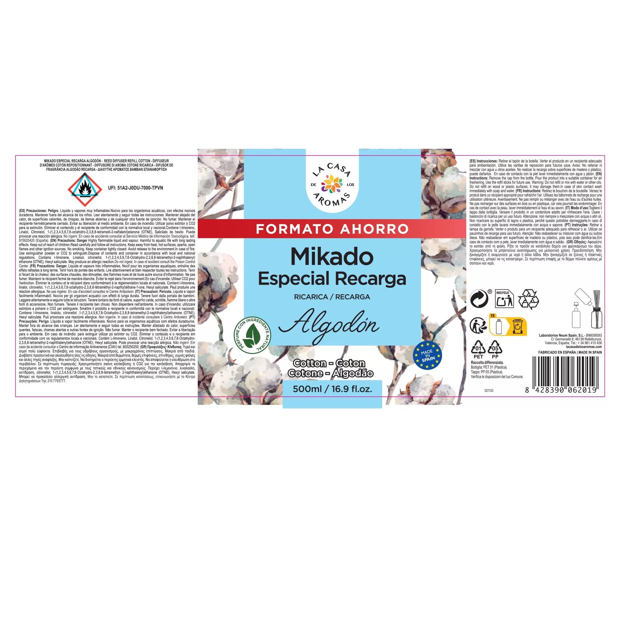 Ambientador Mikado Reposición Algodón - Vista 2