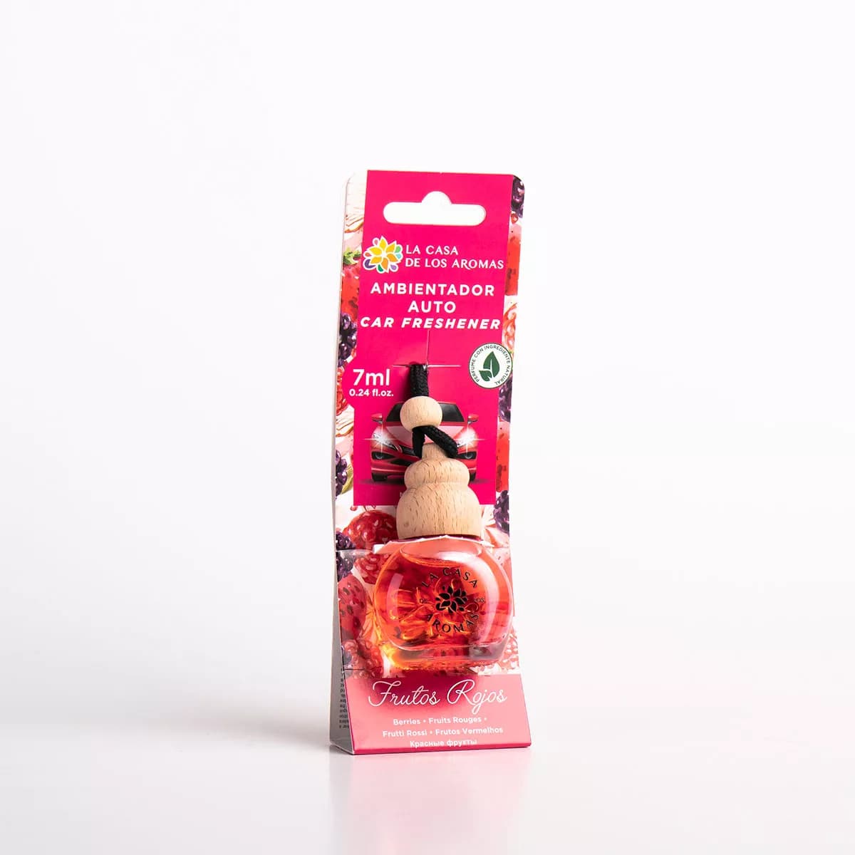 Ambientador-colgador coche frutos rojos