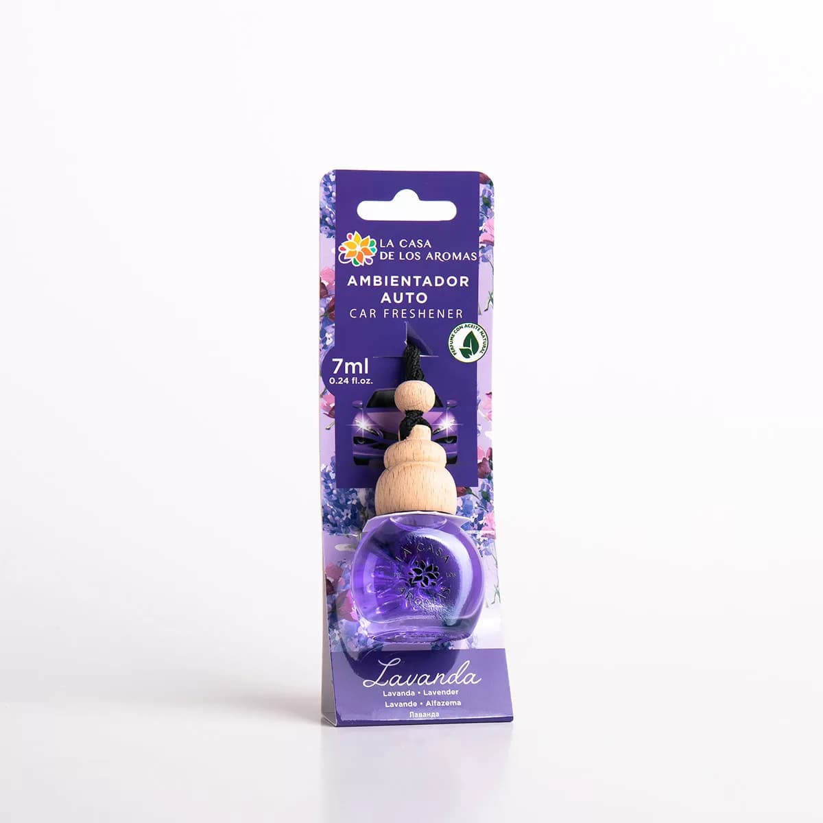 Ambientador colgador coche lavanda