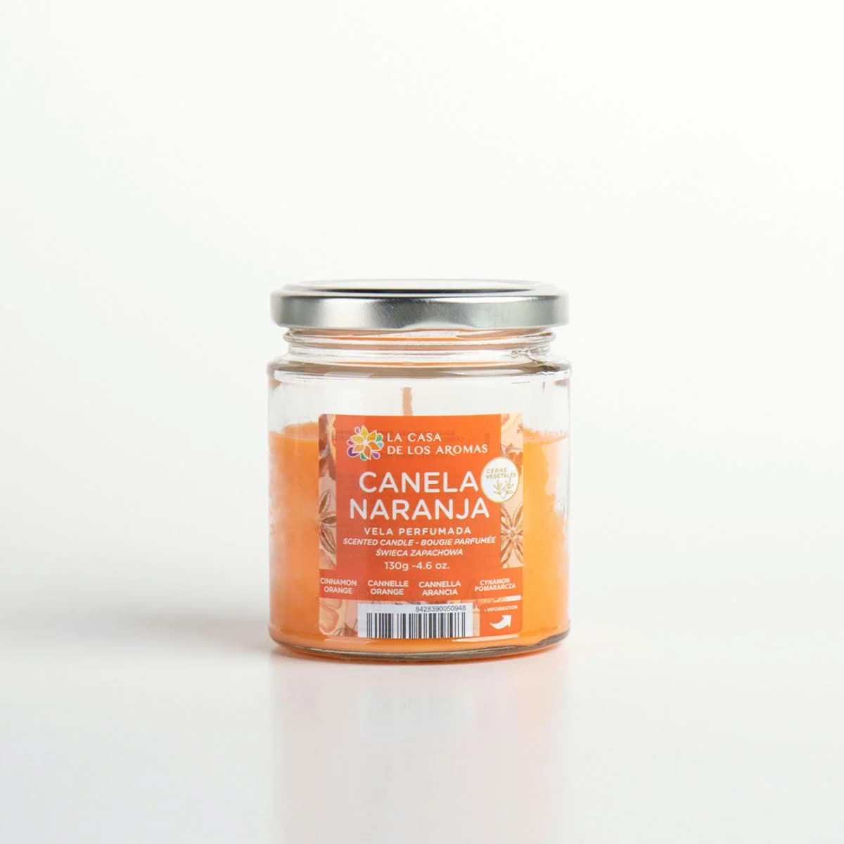 Vela aromática Canela Naranja de 130g - Vista 1