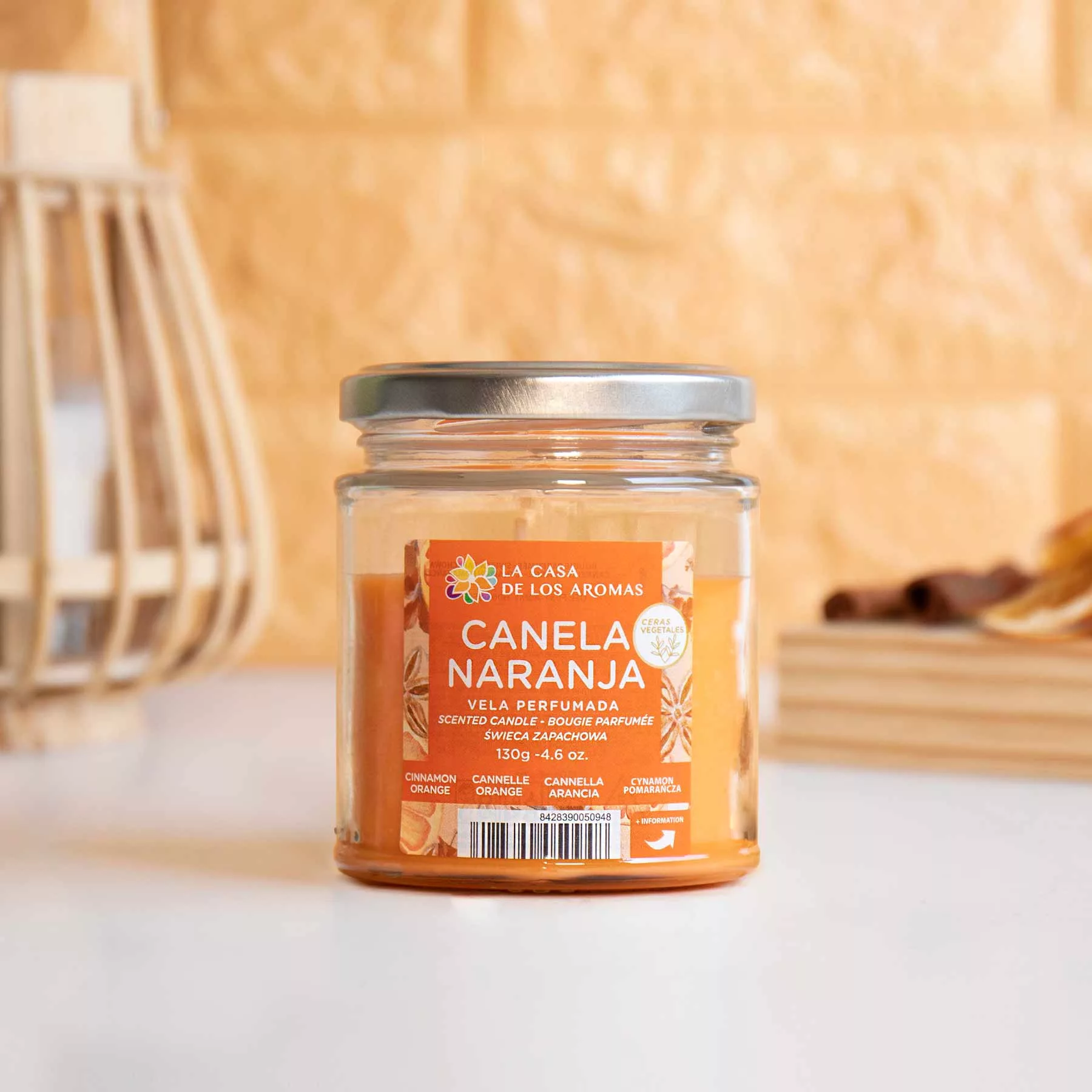 Vela aromática Canela naranja