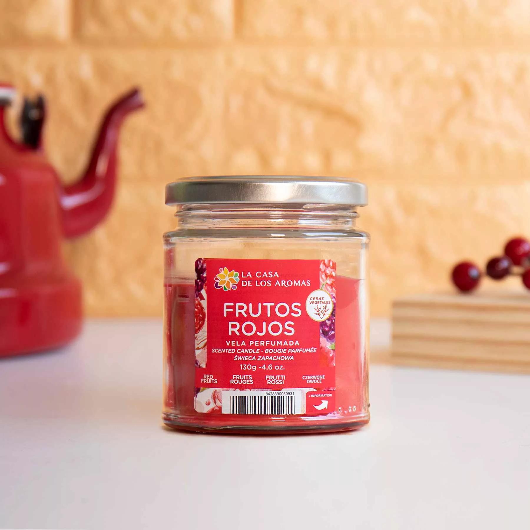 Vela aromática Frutos Rojos