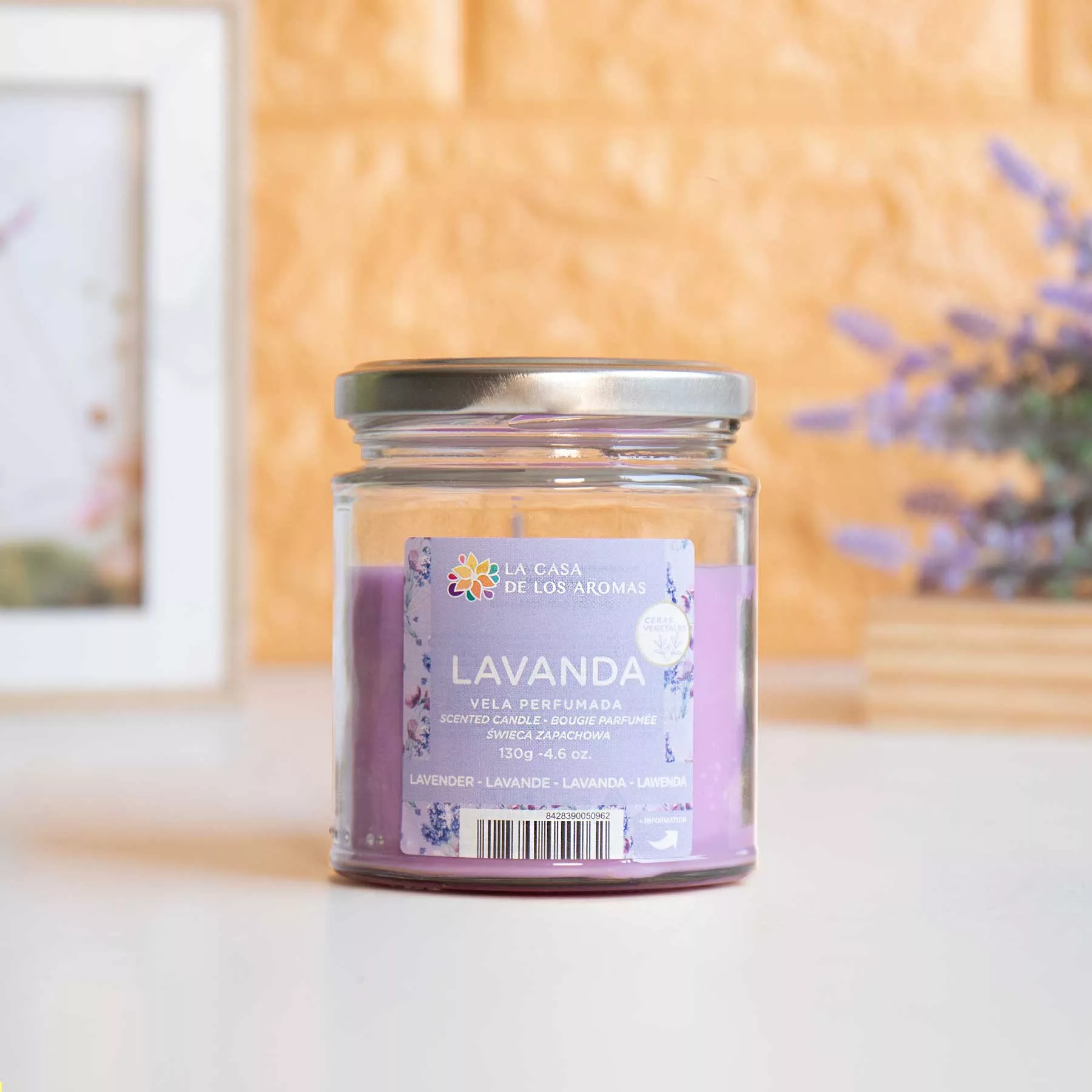Vela aromática lavanda