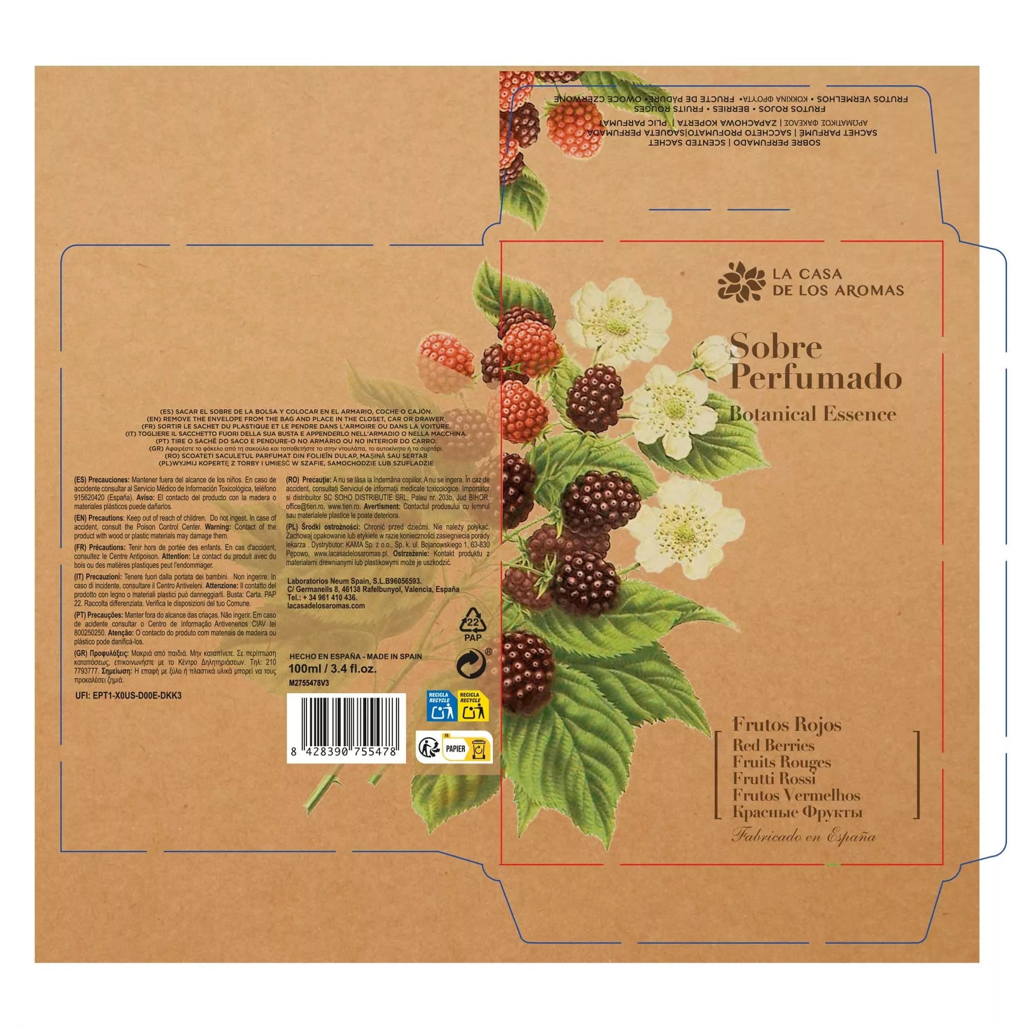 Pack Surtido 8 Sobres Perfumados para Armarios Botanical - Vista 3