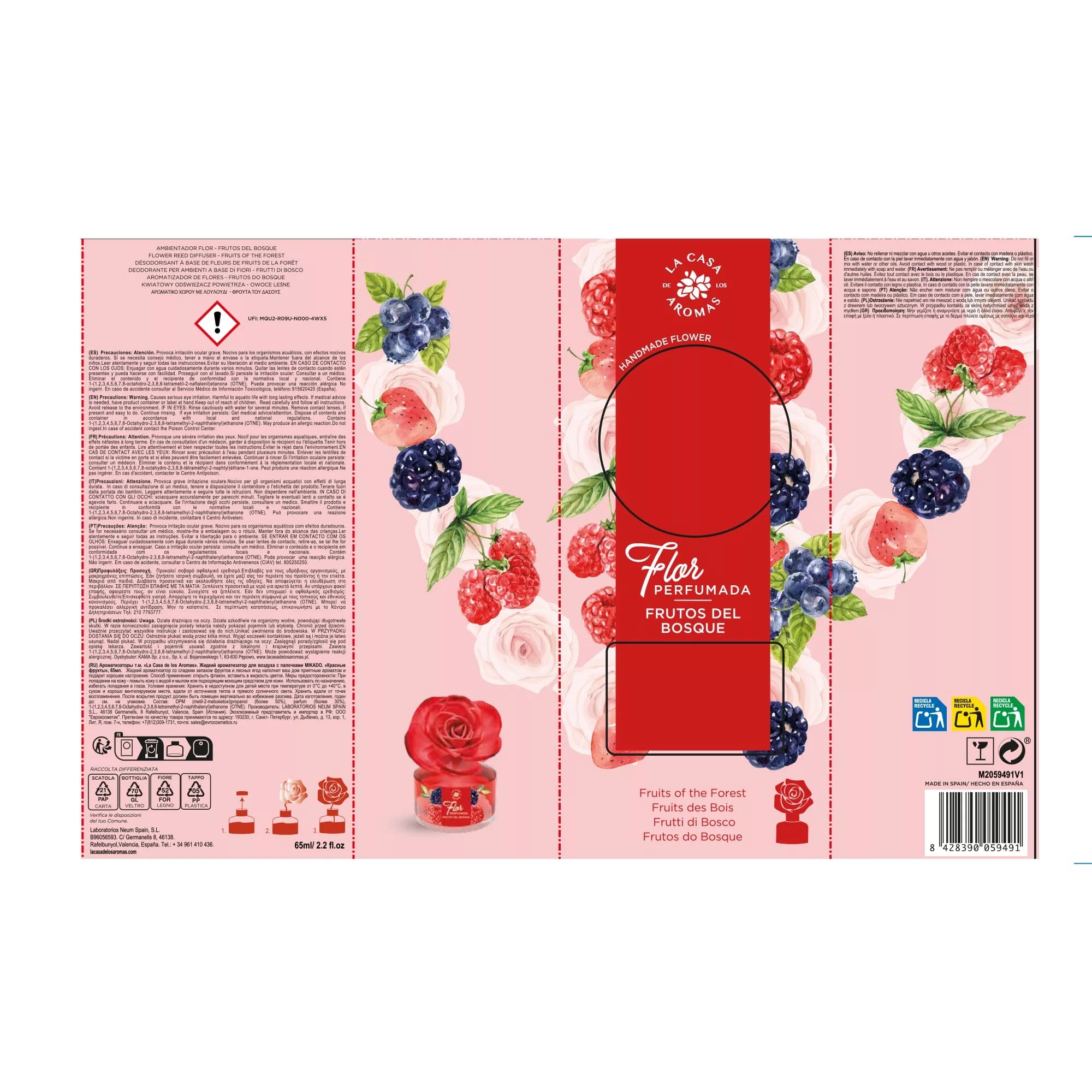 Ambientador Mikado Frutos del Bosque, 65ml - Vista 3