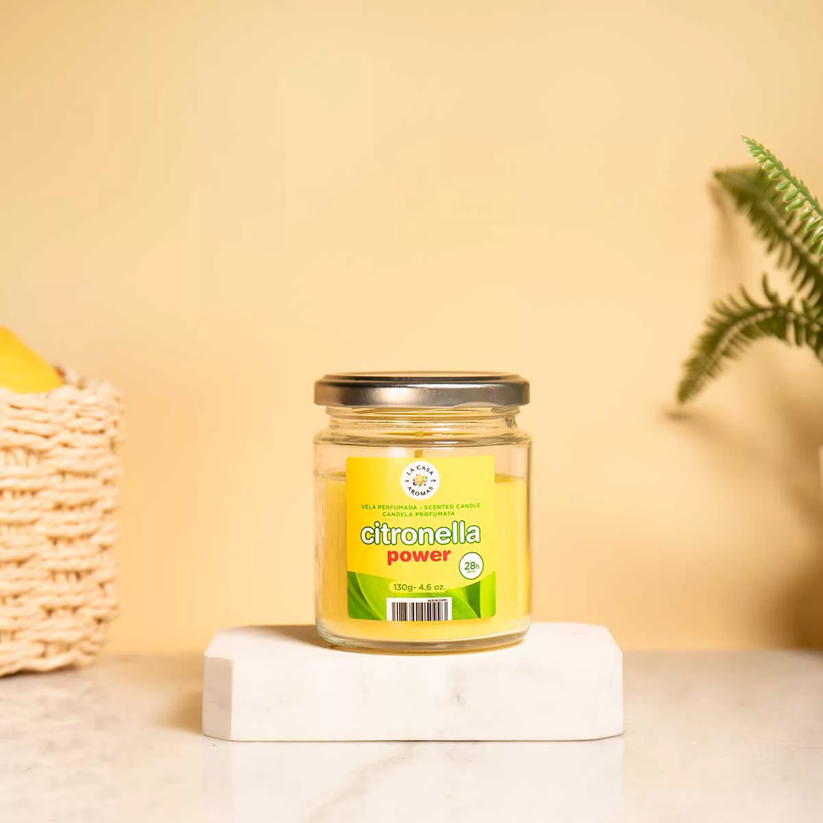 Vela aromática Citronela de 130g - Vista 2