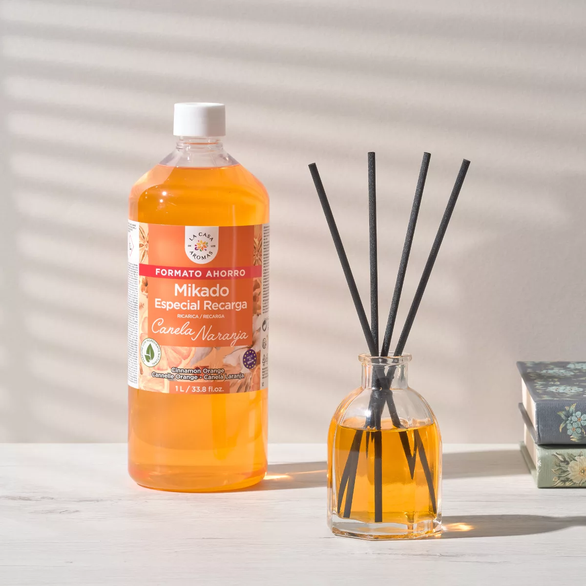 mikado reposicion canela naranja 2