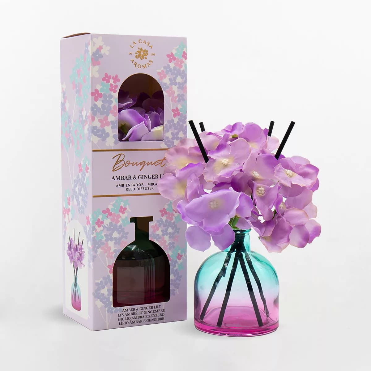 Ambientador Mikado Bouquet Ámbar & Ginger Lily 170ml - Vista 1