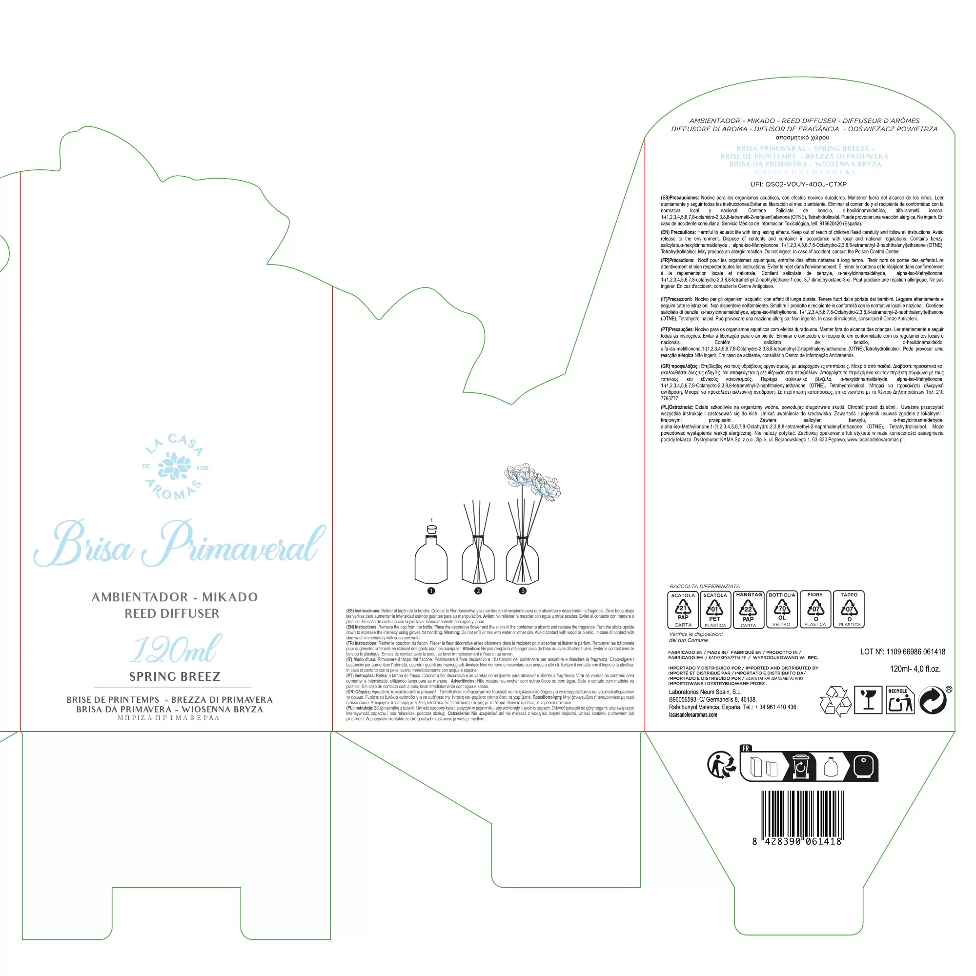 Ambientador Mikado Bloom Brisa Primaveral 120ml - Vista 3