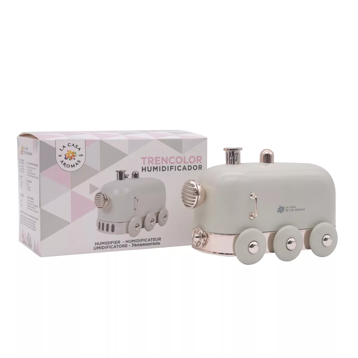 Humidificador Tren Rosa o Gris - Vista 3