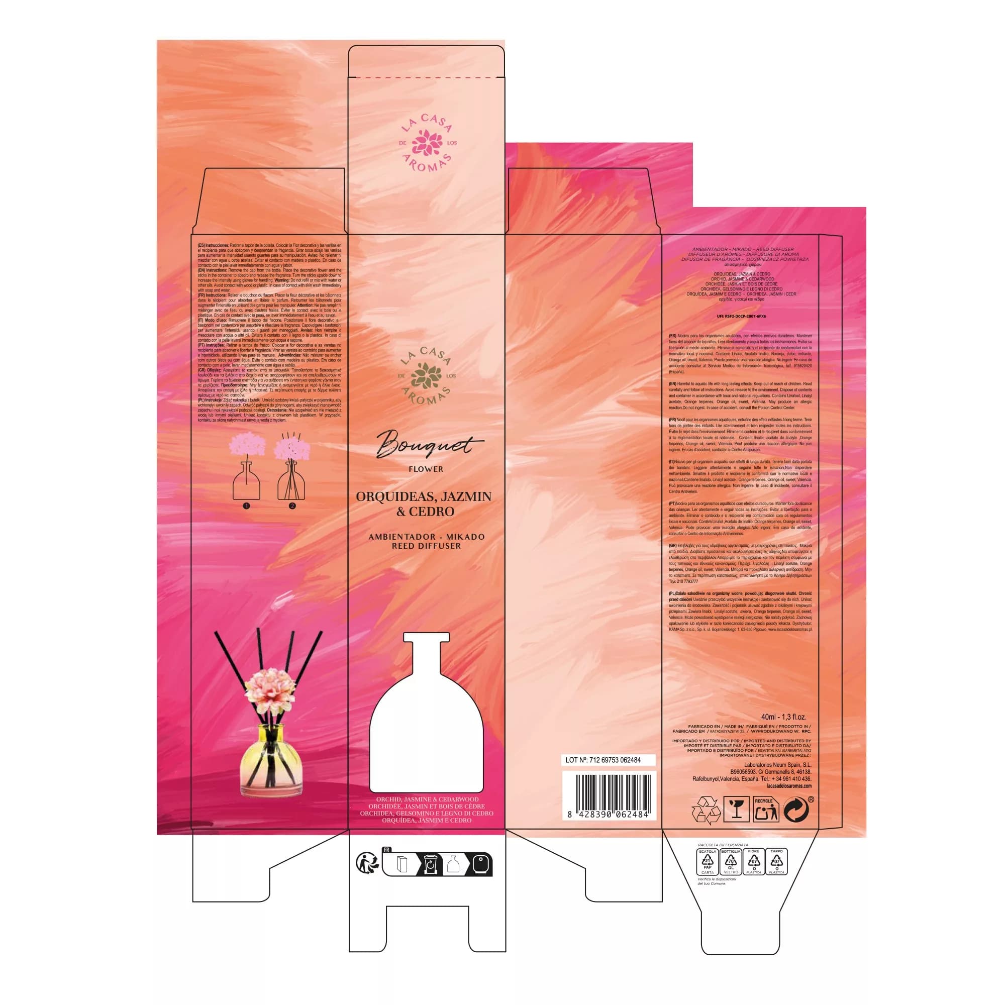 Ambientador Mikado Bouquet Jazmín & Cedro 40ml - Vista 3