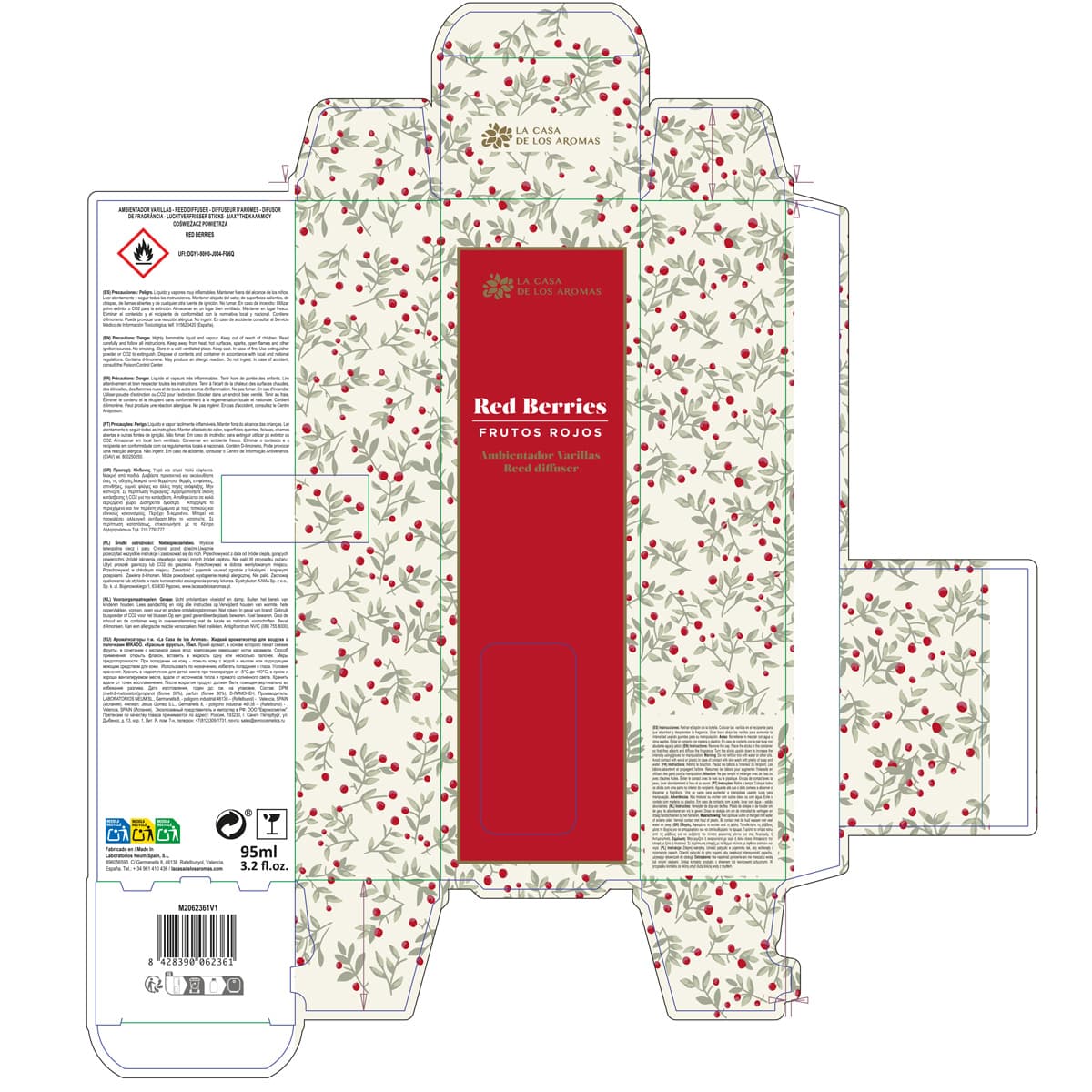 Ambientador Varillas Navidad Red Berries, 95ml - Vista 2