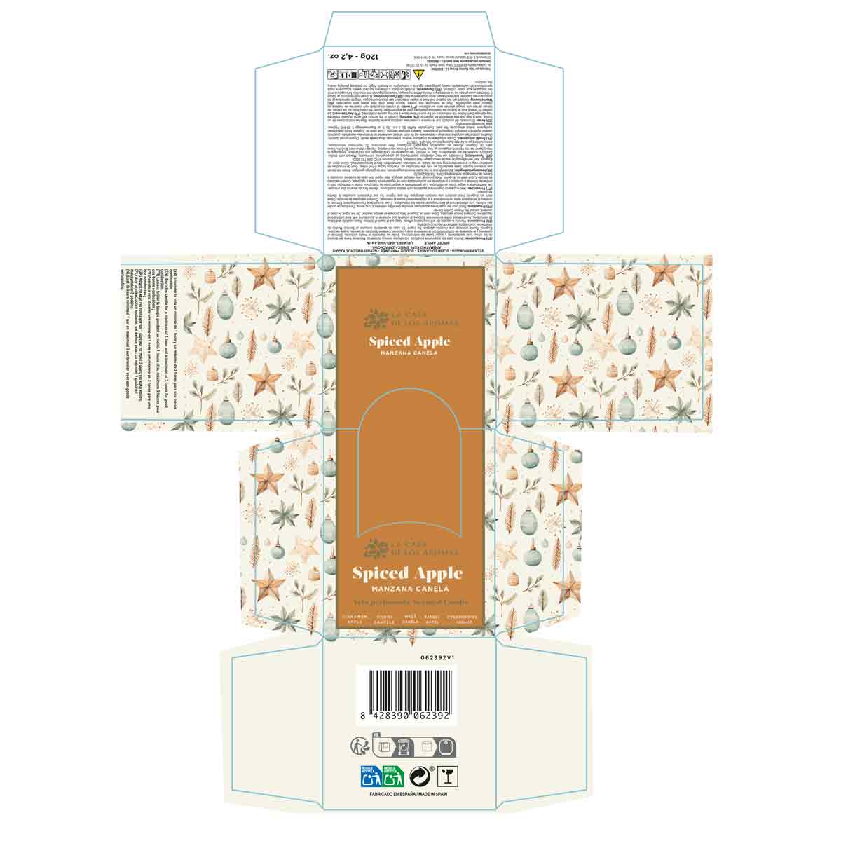 Vela Perfumada Navidad Spiced Apple, 120g - Vista 2