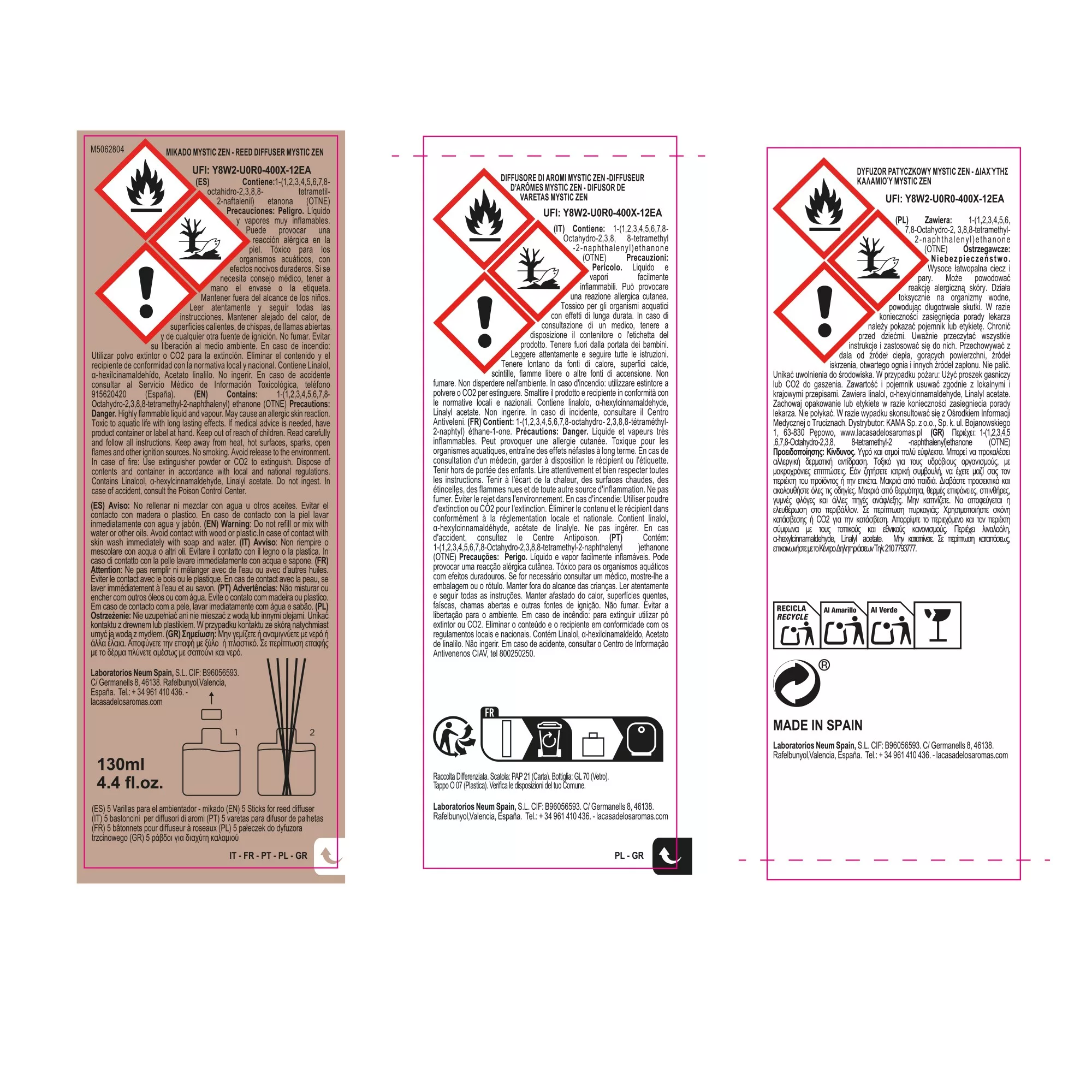 Ambientador Mikado Mystic Zen Jamsa, 130ml - Vista 3