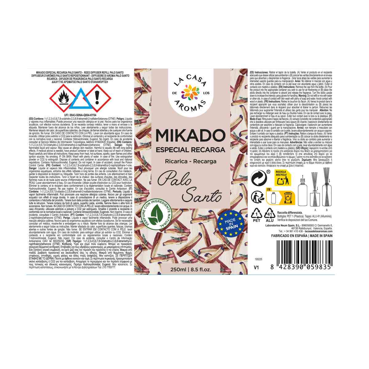 Ambientador Mikado Reposición Palo Santo - Vista 4