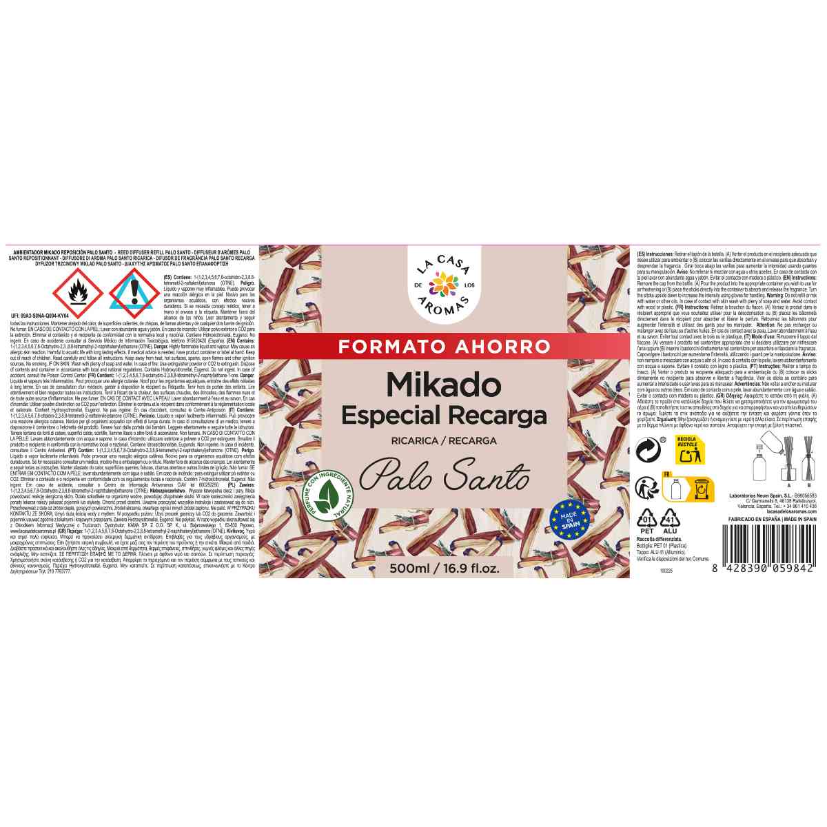 Ambientador Mikado Reposición Palo Santo - Vista 3