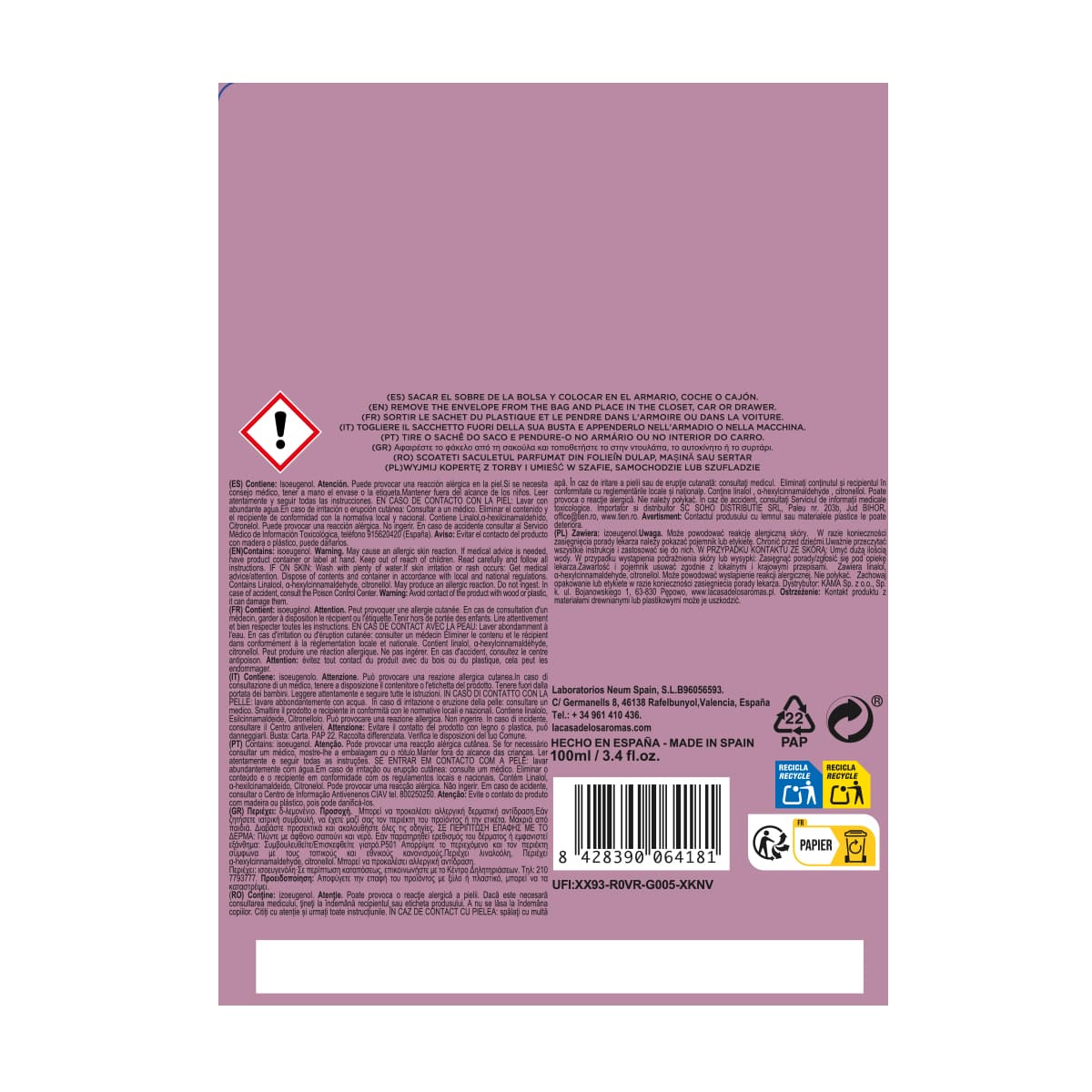 Sobre Perfumado Sellos Cherry Blossom - Vista 4