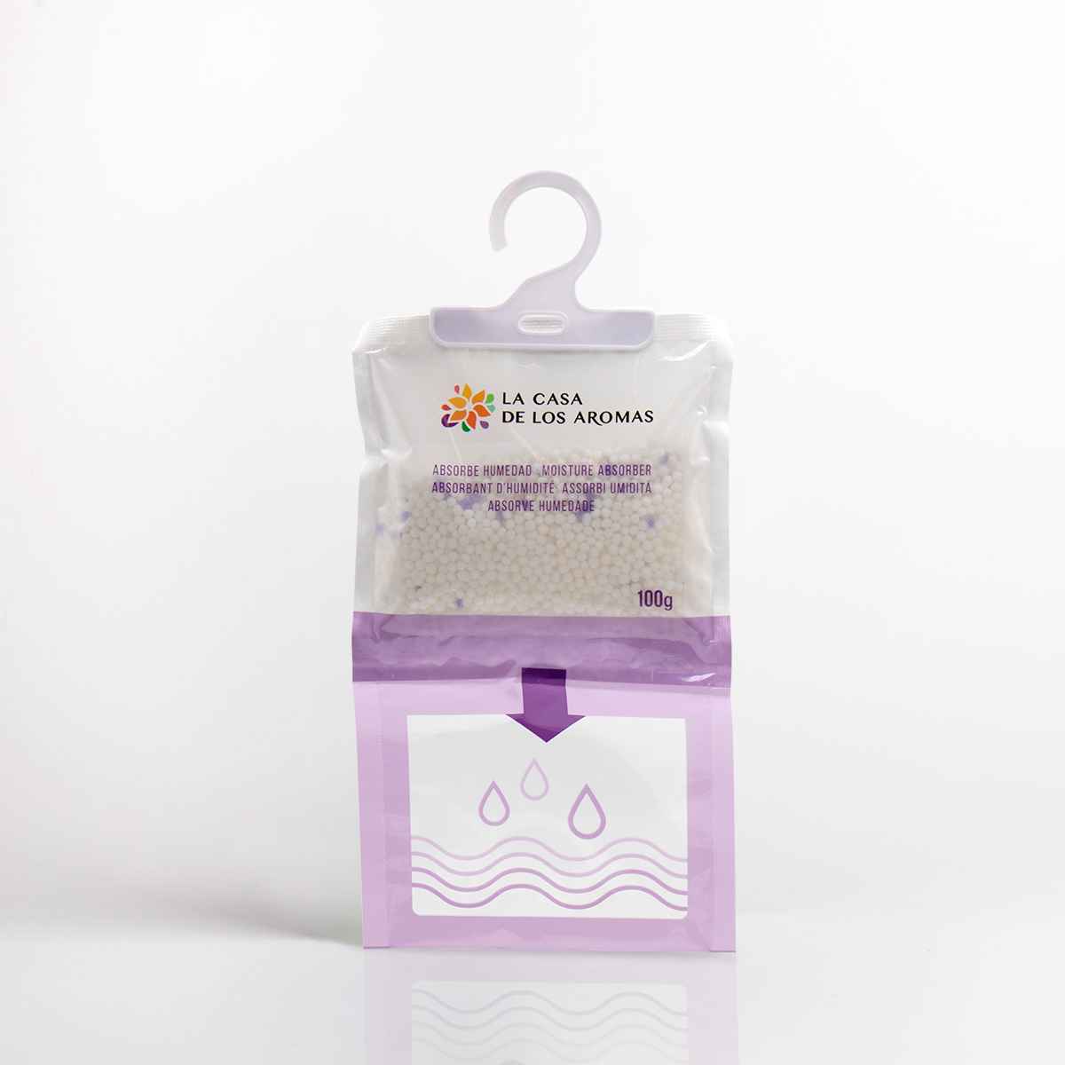 Absorbe Humedades Colgador Lavanda 100g