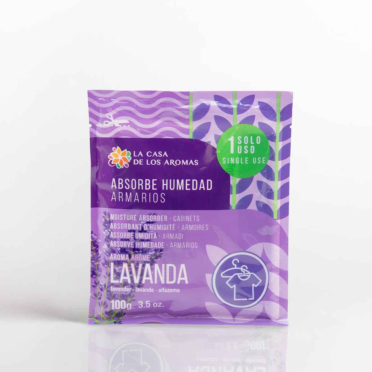 Absorbe Humedades Colgador Lavanda 100g - Vista 2