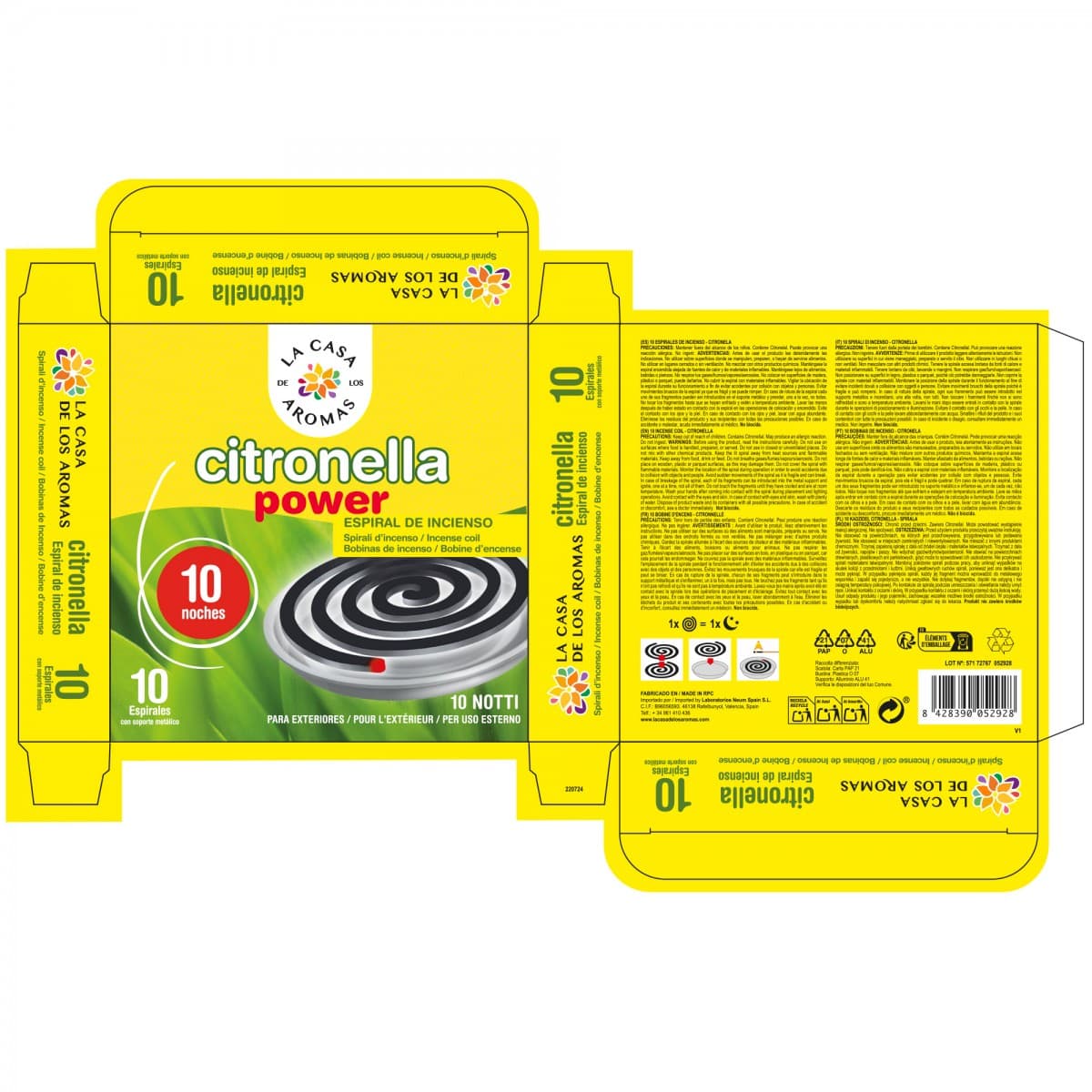 Espirales de Citronela - Vista 3