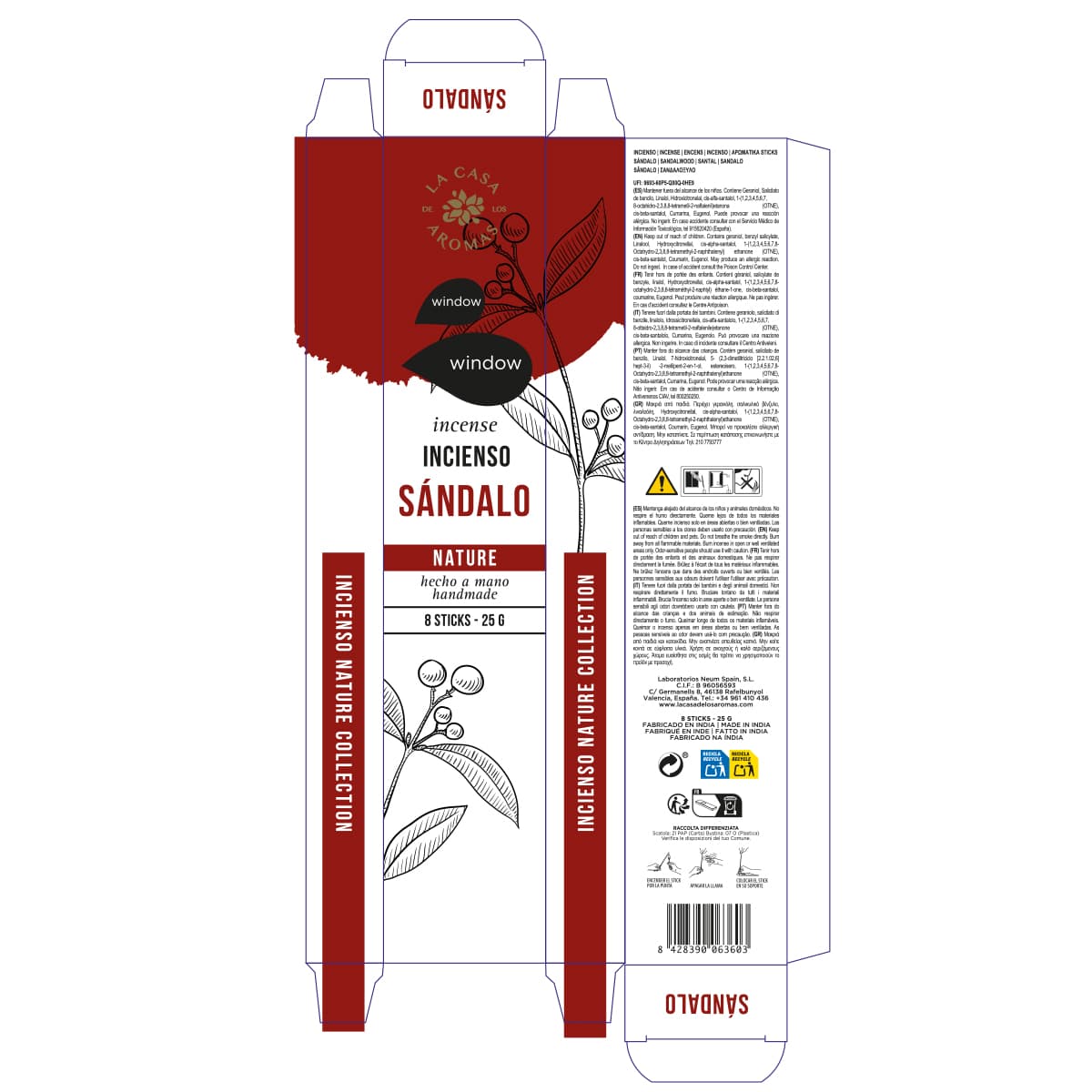 Incienso Nature Sándalo - Vista 3