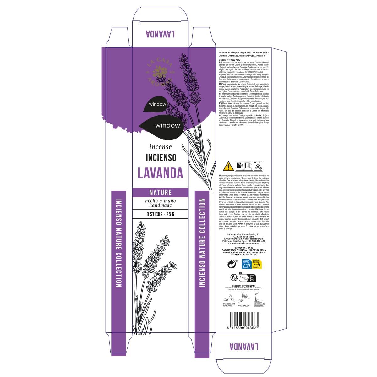 Incienso Nature Lavanda - Vista 3