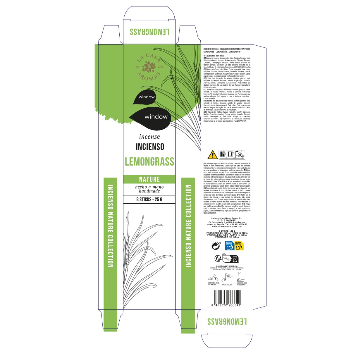 Incienso Nature Lemongrass - Vista 3