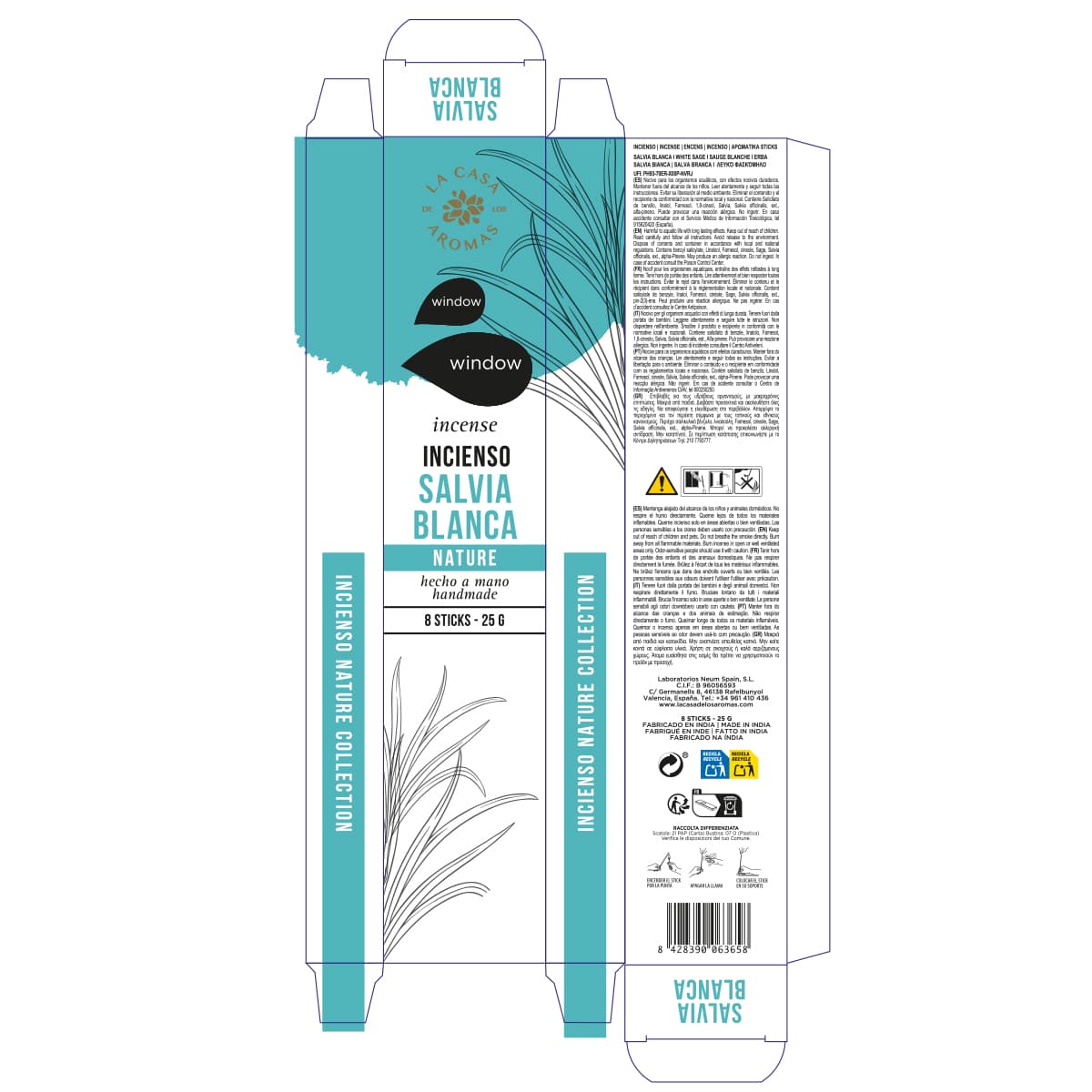 Incienso Nature Salvia Blanca - Vista 3