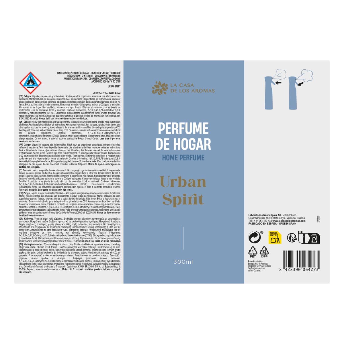 Ambientador Spray Urban Spirit - Vista 2