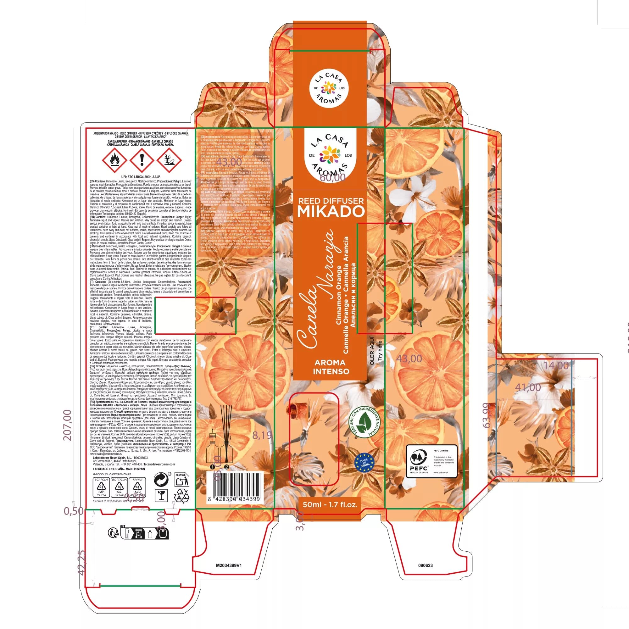 Pack Ambientación Canela Naranja - Vista 4