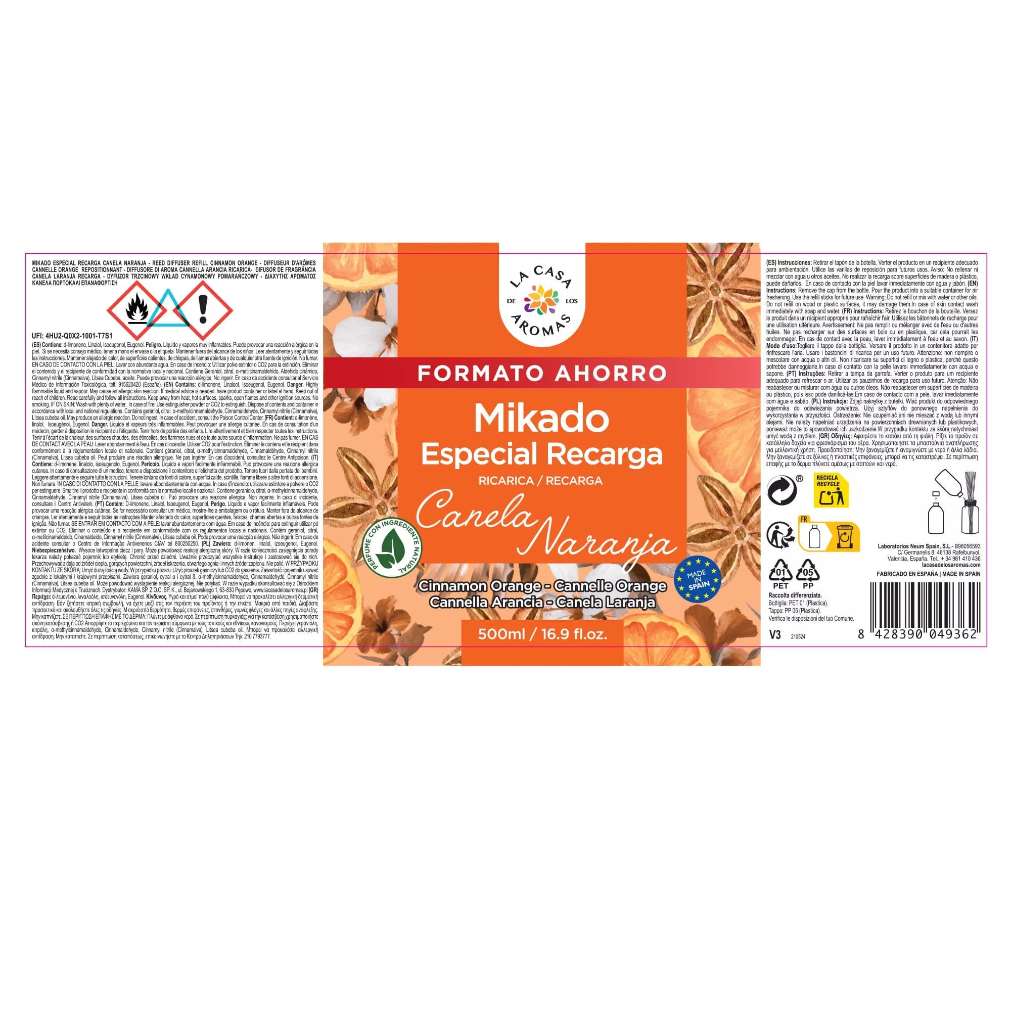 Pack Ambientación Canela Naranja - Vista 3