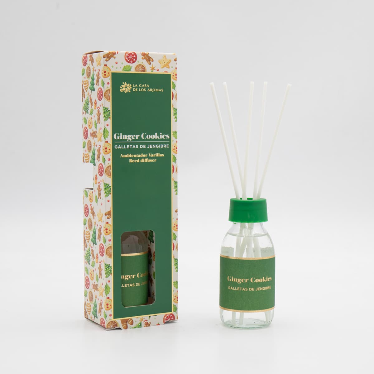Ambientador Varillas Navidad Ginger Cookies, 95ml
