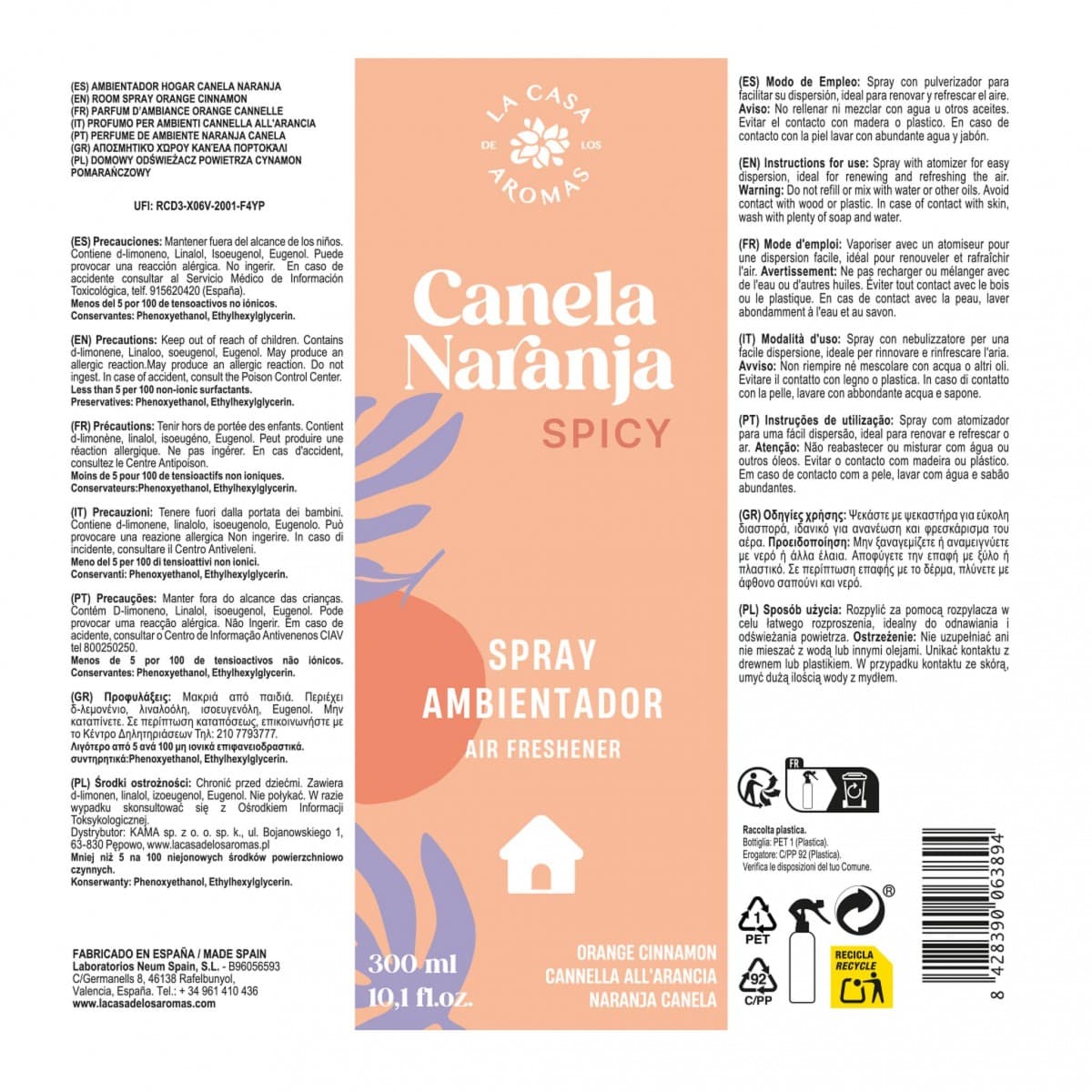 Pack Ambientación Canela Naranja - Vista 5