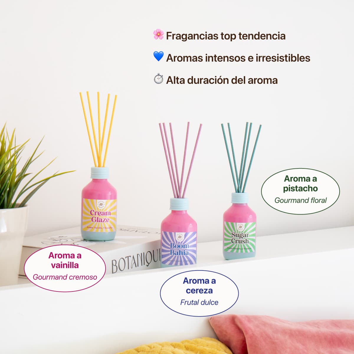 Mikado Boom Bahía 100ml - Cereza, fresa y melocotón - Vista 4